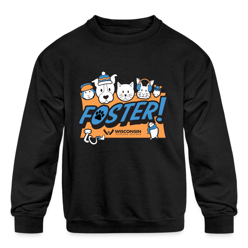 
                  
                    Foster Winter Logo Kids' Crewneck Sweatshirt - black
                  
                