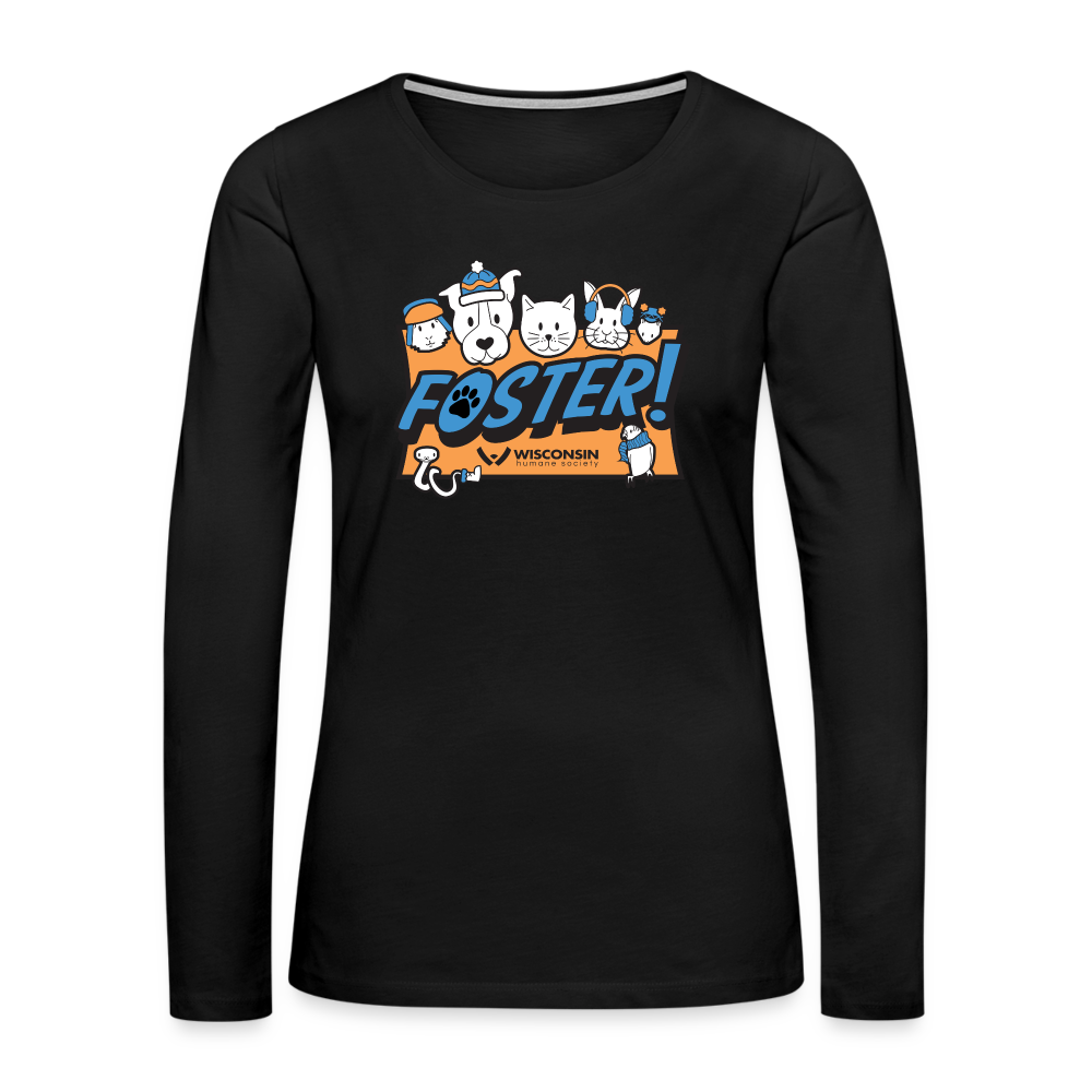 
                  
                    Foster Winter Logo Contoured Premium Long Sleeve T-Shirt - black
                  
                