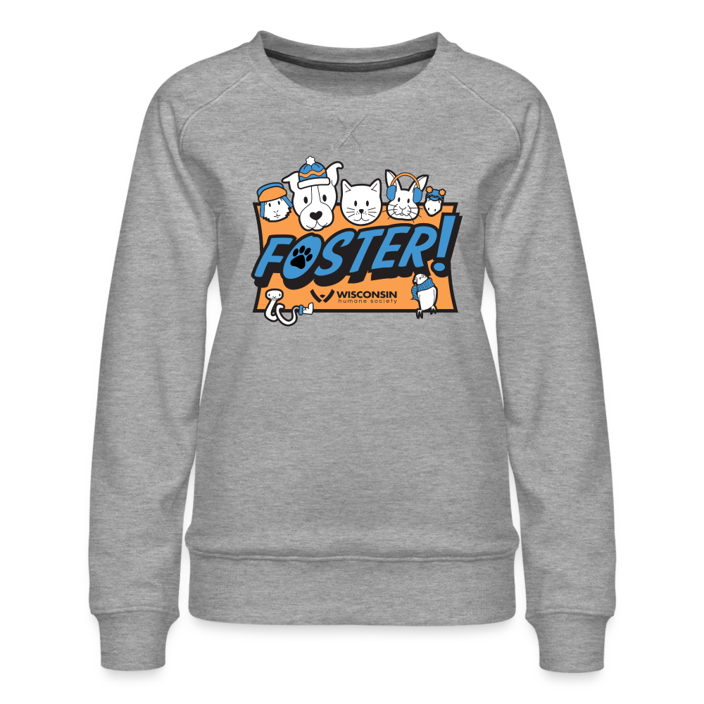 
                  
                    Foster Winter Logo Contoured Premium Sweatshirt - heather grey
                  
                