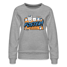 Load image into Gallery viewer, Foster Winter Logo Contoured Premium Sweatshirt - heather grey