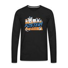 Load image into Gallery viewer, Foster Winter Logo Classic Premium Long Sleeve T-Shirt - black