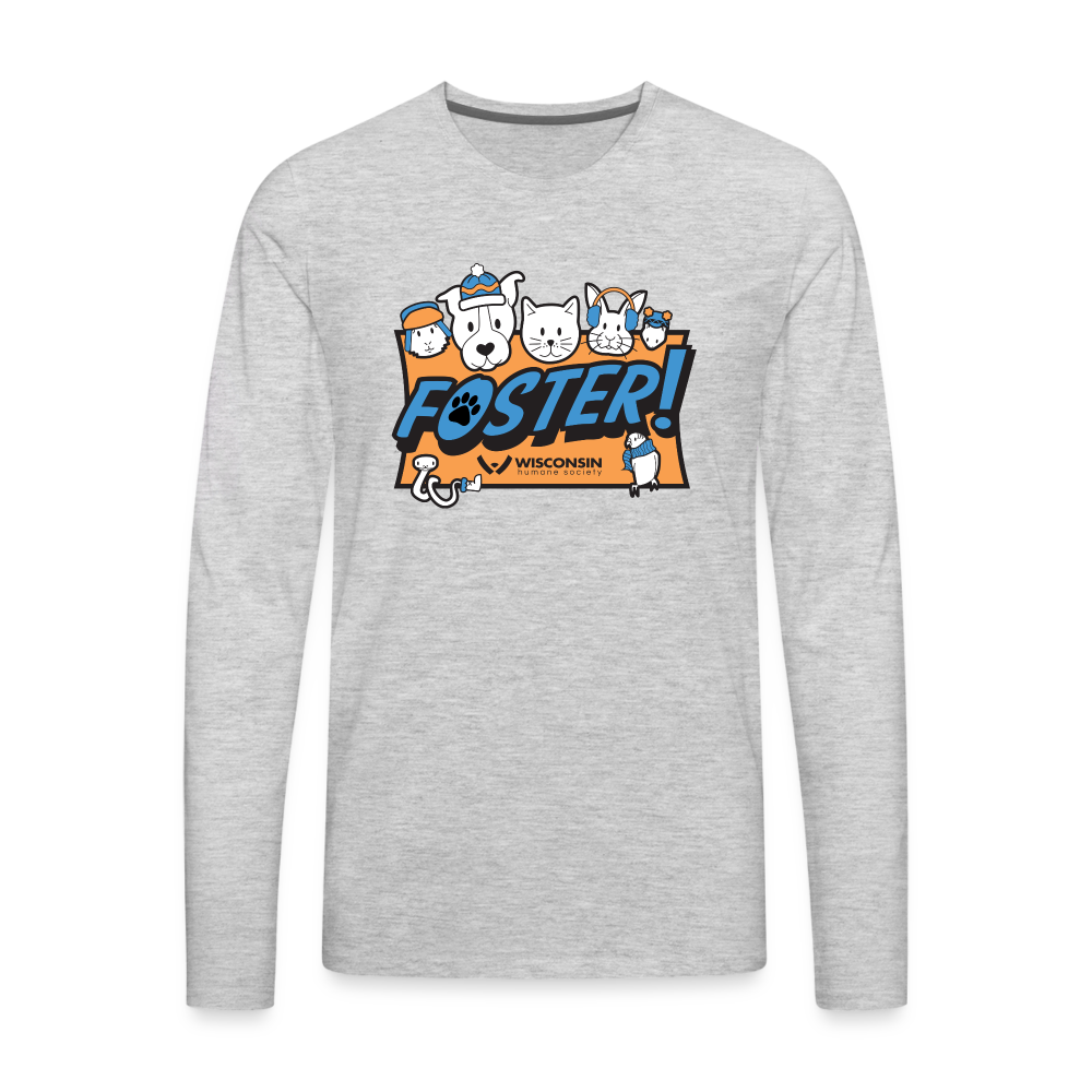 
                  
                    Foster Winter Logo Classic Premium Long Sleeve T-Shirt - heather gray
                  
                