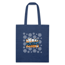 Load image into Gallery viewer, Foster Winter Logo Recycled Tote Bag - heather navy