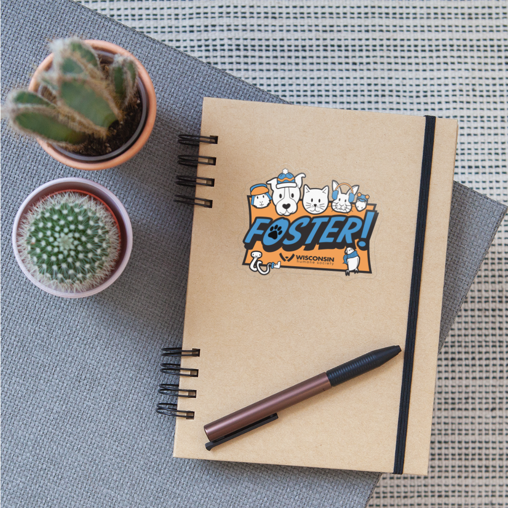 
                  
                    Foster Winter Logo Sticker - transparent glossy
                  
                