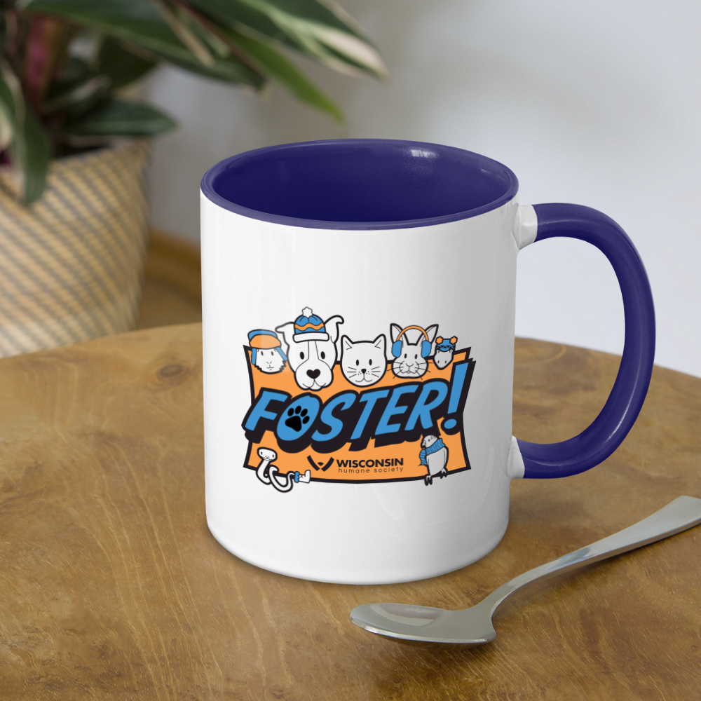 
                  
                    Foster Winter Logo Contrast Coffee Mug - white/cobalt blue
                  
                