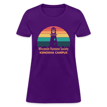 Load image into Gallery viewer, WHS Kenosha Logo Contoured T-Shirt - purple