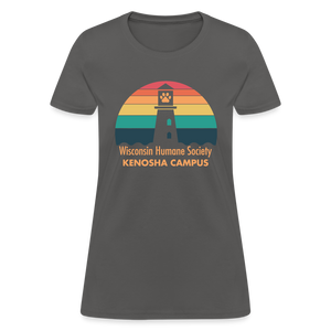 WHS Kenosha Logo Contoured T-Shirt - charcoal