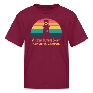 WHS Kenosha Logo Kids' T-Shirt - burgundy