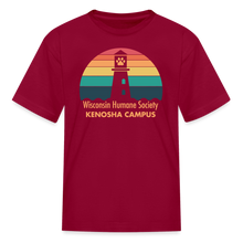 Load image into Gallery viewer, WHS Kenosha Logo Kids&#39; T-Shirt - dark red