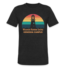 Load image into Gallery viewer, WHS Kenosha Logo Tri-Blend T-Shirt - heather black
