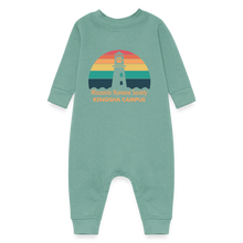 Load image into Gallery viewer, WHS Kenosha Logo Baby Fleece One Piece - saltwater