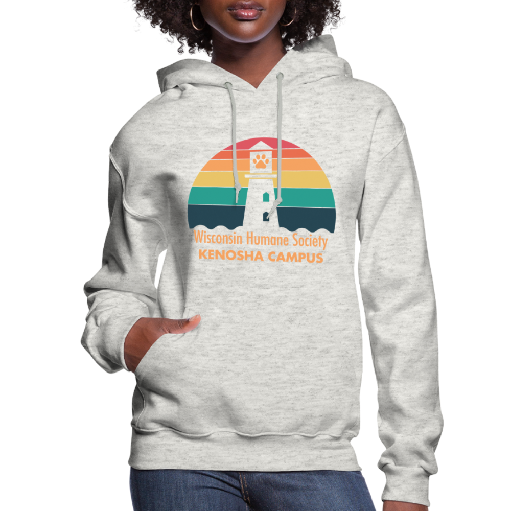 
                  
                    WHS Kenosha Logo Contoured Hoodie - heather oatmeal
                  
                