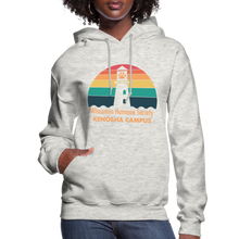 Load image into Gallery viewer, WHS Kenosha Logo Contoured Hoodie - heather oatmeal