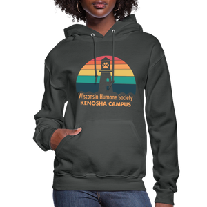 WHS Kenosha Logo Contoured Hoodie - asphalt