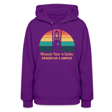 Load image into Gallery viewer, WHS Kenosha Logo Contoured Hoodie - purple