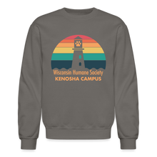 Load image into Gallery viewer, WHS Kenosha Logo Crewneck Sweatshirt - asphalt gray