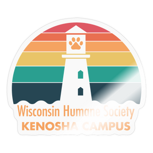 WHS Kenosha Logo Sticker - transparent glossy