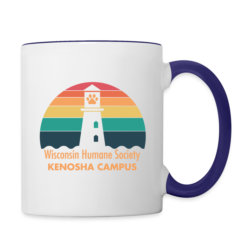 
                  
                    WHS Kenosha Logo Contrast Coffee Mug - white/cobalt blue
                  
                