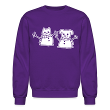 Load image into Gallery viewer, Snowfriends Crewneck Sweatshirt - purple