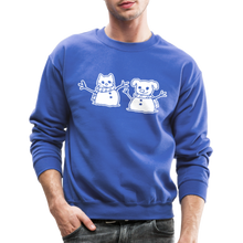 Load image into Gallery viewer, Snowfriends Crewneck Sweatshirt - royal blue
