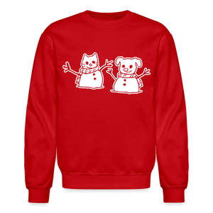 Snowfriends Crewneck Sweatshirt - red