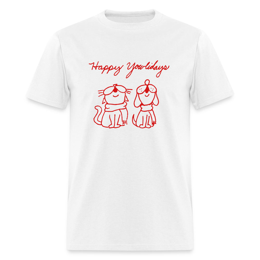 
                  
                    Happy Yowlidays Classic T-Shirt - white
                  
                