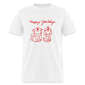 Happy Yowlidays Classic T-Shirt - white