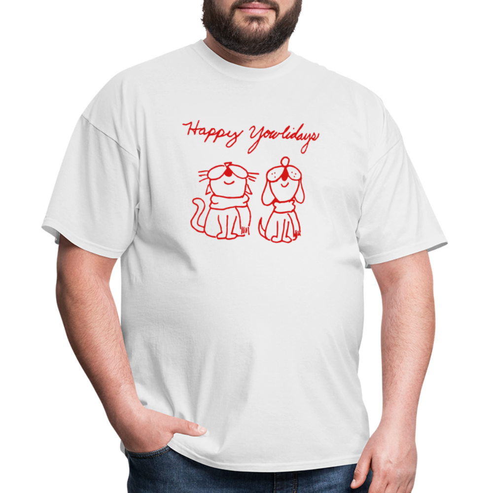 
                  
                    Happy Yowlidays Classic T-Shirt - white
                  
                