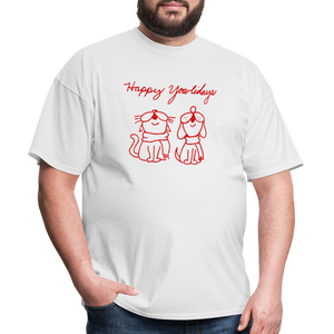 Happy Yowlidays Classic T-Shirt - white