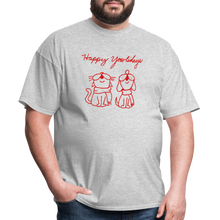 Load image into Gallery viewer, Happy Yowlidays Classic T-Shirt - heather gray