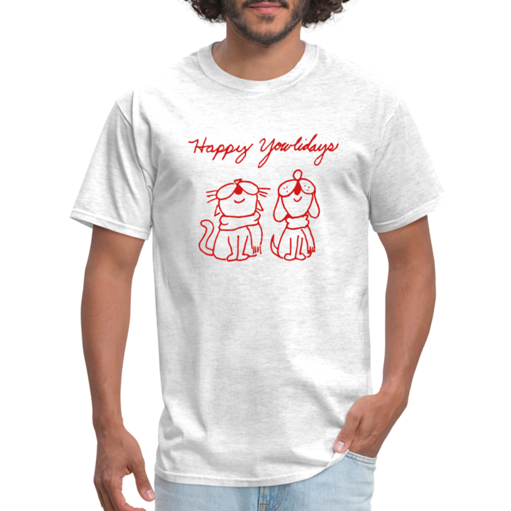 
                  
                    Happy Yowlidays Classic T-Shirt - light heather gray
                  
                