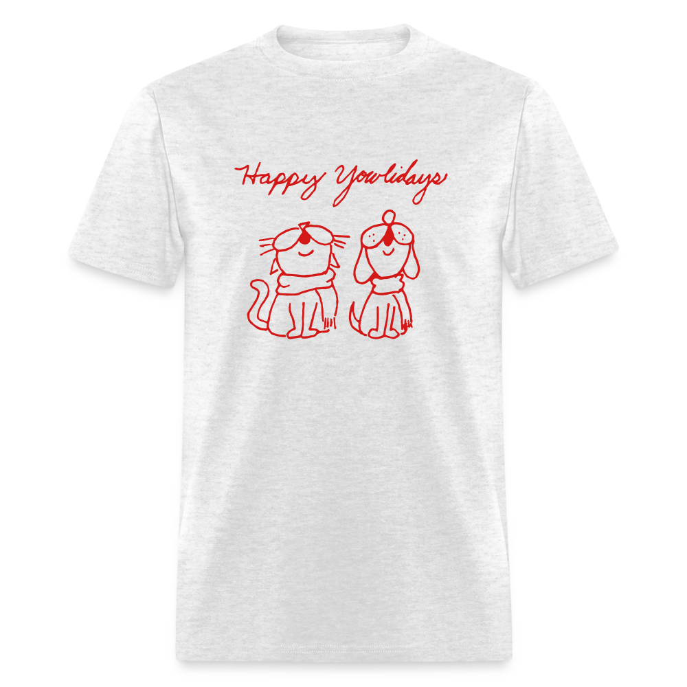 
                  
                    Happy Yowlidays Classic T-Shirt - light heather gray
                  
                