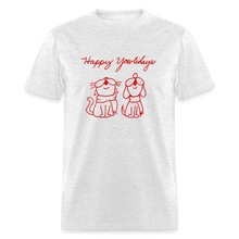 Load image into Gallery viewer, Happy Yowlidays Classic T-Shirt - light heather gray