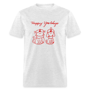 Happy Yowlidays Classic T-Shirt - light heather gray
