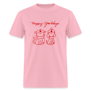 Happy Yowlidays Classic T-Shirt - pink