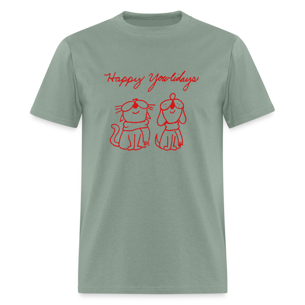 
                  
                    Happy Yowlidays Classic T-Shirt - sage
                  
                