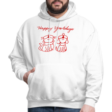 Load image into Gallery viewer, Happy Yowlidays Classic Hoodie - white