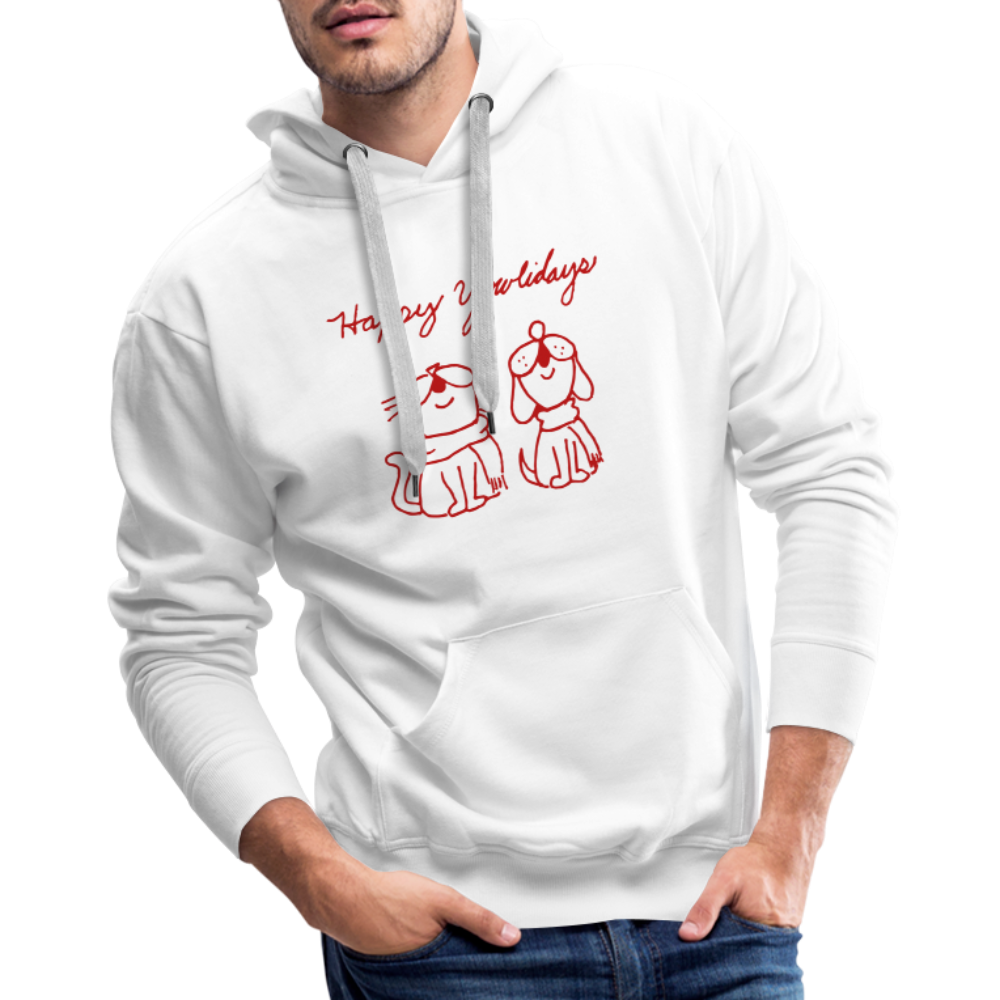 
                  
                    Happy Yowlidays Sparkle-Print Premium Hoodie - white
                  
                