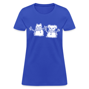 Snowfriends Contoured T-Shirt - royal blue