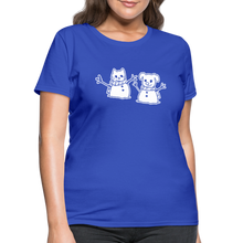 Load image into Gallery viewer, Snowfriends Contoured T-Shirt - royal blue
