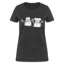 Load image into Gallery viewer, Snowfriends Contoured T-Shirt - heather black
