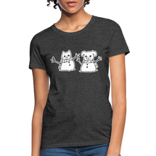 Load image into Gallery viewer, Snowfriends Contoured T-Shirt - heather black