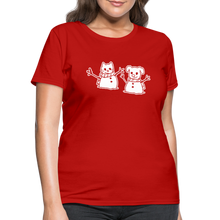 Load image into Gallery viewer, Snowfriends Contoured T-Shirt - red