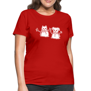 Snowfriends Contoured T-Shirt - red