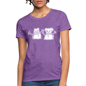 Snowfriends Contoured T-Shirt - purple heather