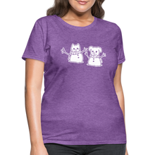 Load image into Gallery viewer, Snowfriends Contoured T-Shirt - purple heather
