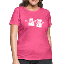 Load image into Gallery viewer, Snowfriends Contoured T-Shirt - heather pink