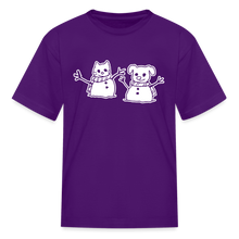 Load image into Gallery viewer, Snowfriends Kids&#39; T-Shirt - purple