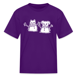 Snowfriends Kids' T-Shirt - purple