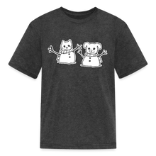 Load image into Gallery viewer, Snowfriends Kids&#39; T-Shirt - heather black
